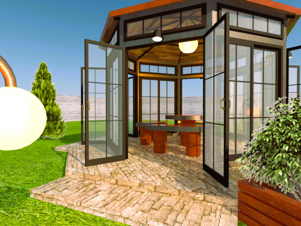 prefab gazebos with fireplace in kenya